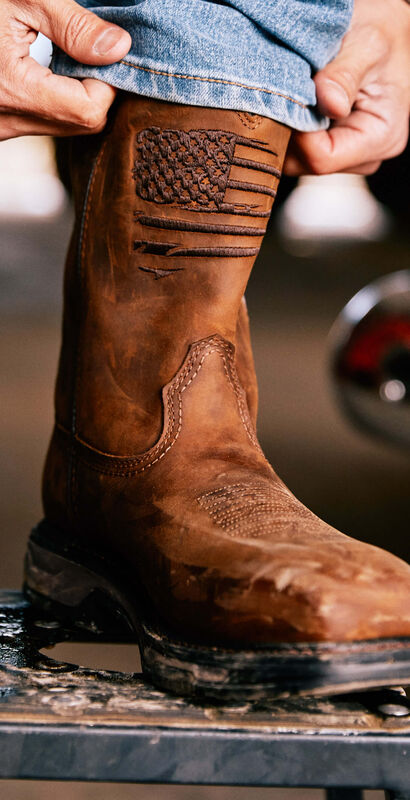 WorkHog XT Patriot Waterproof Carbon Toe Work Boot Lifestyle